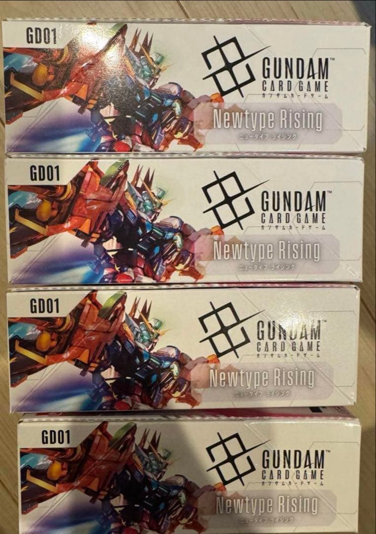フ*ヤ様 ガンダムカードゲーム ブースター　4BOX テープ付Newtyperi