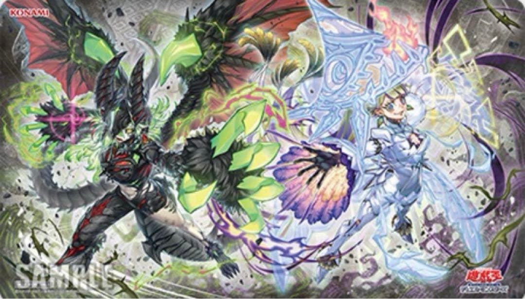 遊戯王　断罪のディアベルスター　白魔女ディアベルゼ　プレイマット　プレマ