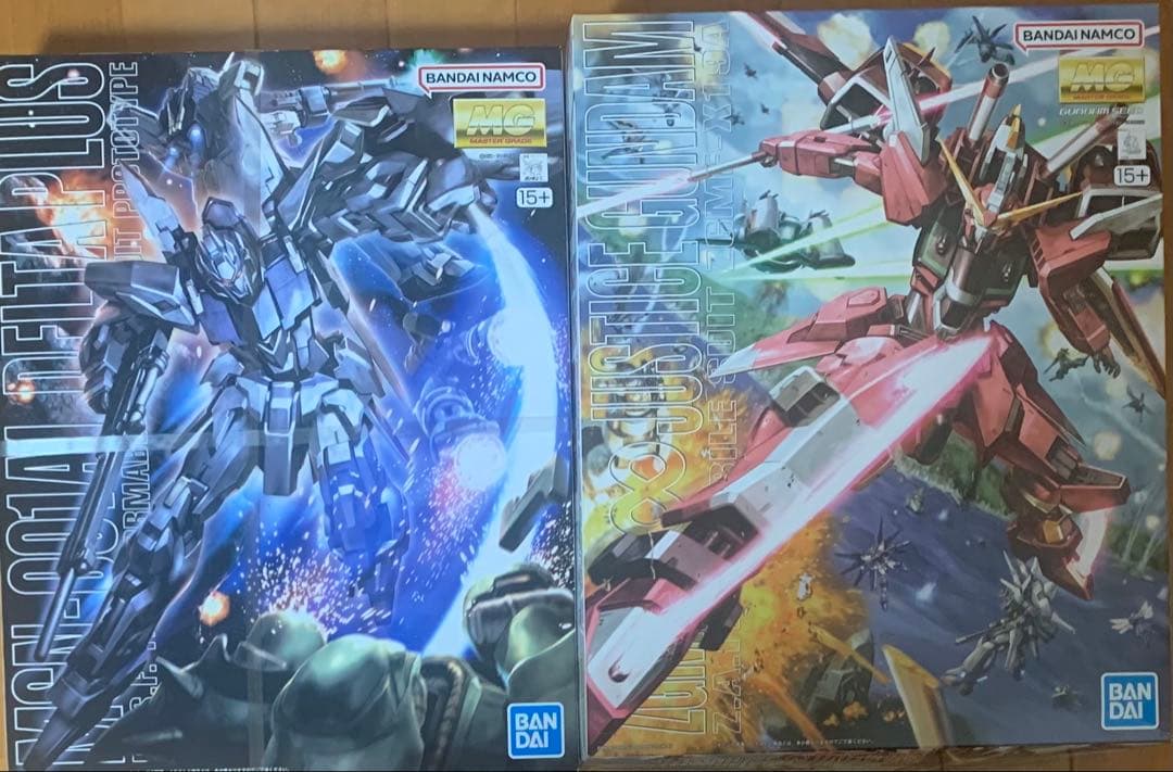 MG1/100 ガンプラ　まとめ売り　インフィニットジャスティス&デルタプラス