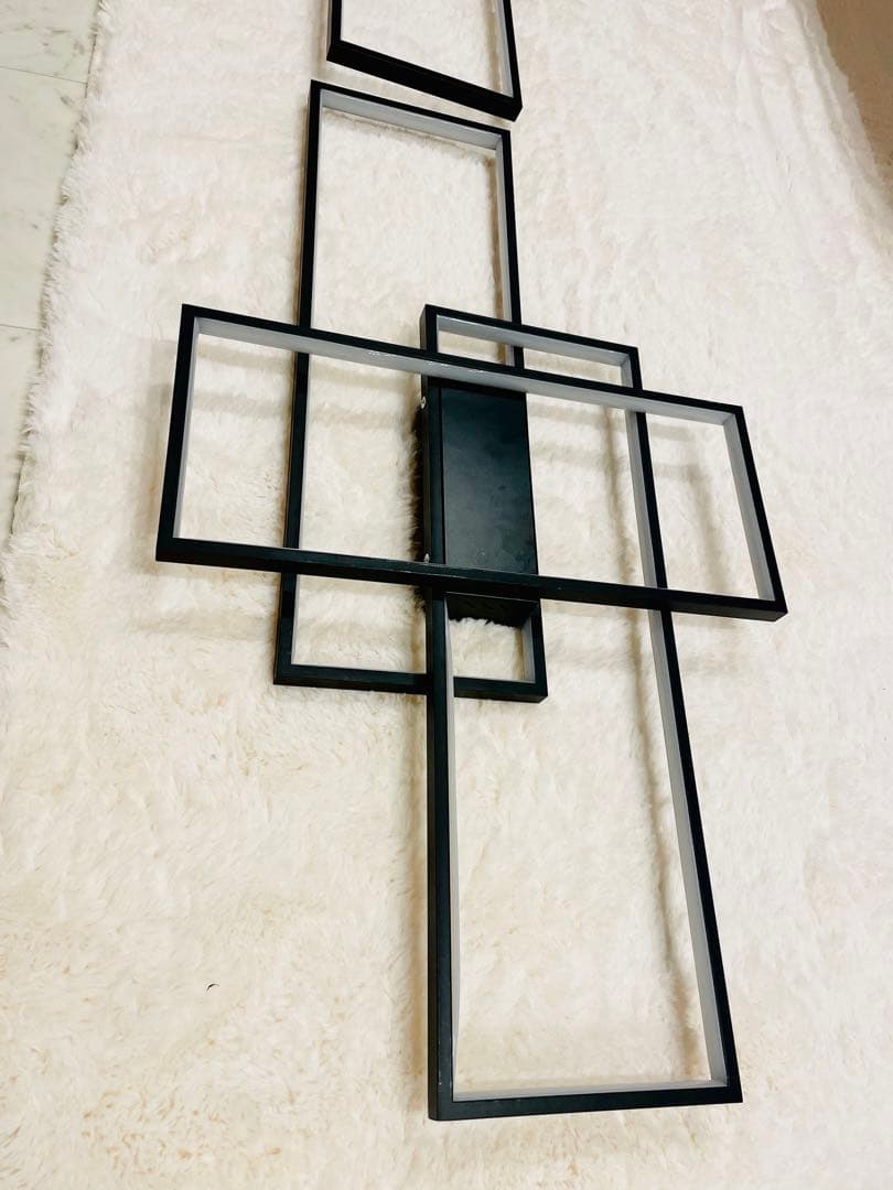 ブラックシーリングライト モダンデザイン　おしゃれ　2個セット