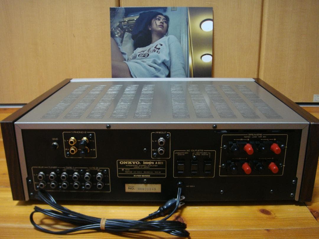 整備済 程度良 ONKYO オンキョー Integra A-819 木目パネル