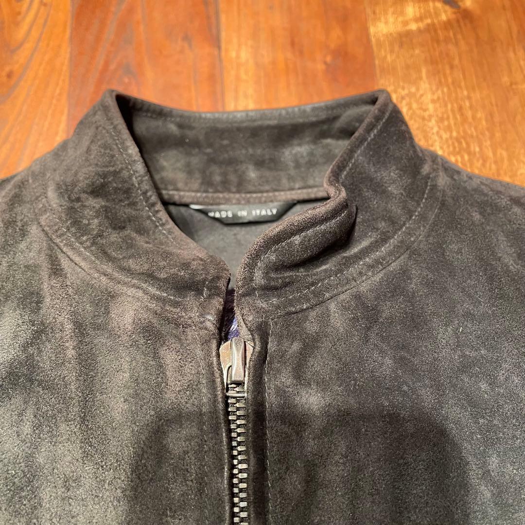 GUCCI グッチ シングルライダース 黒スウェード 46 トムフォード期 希少