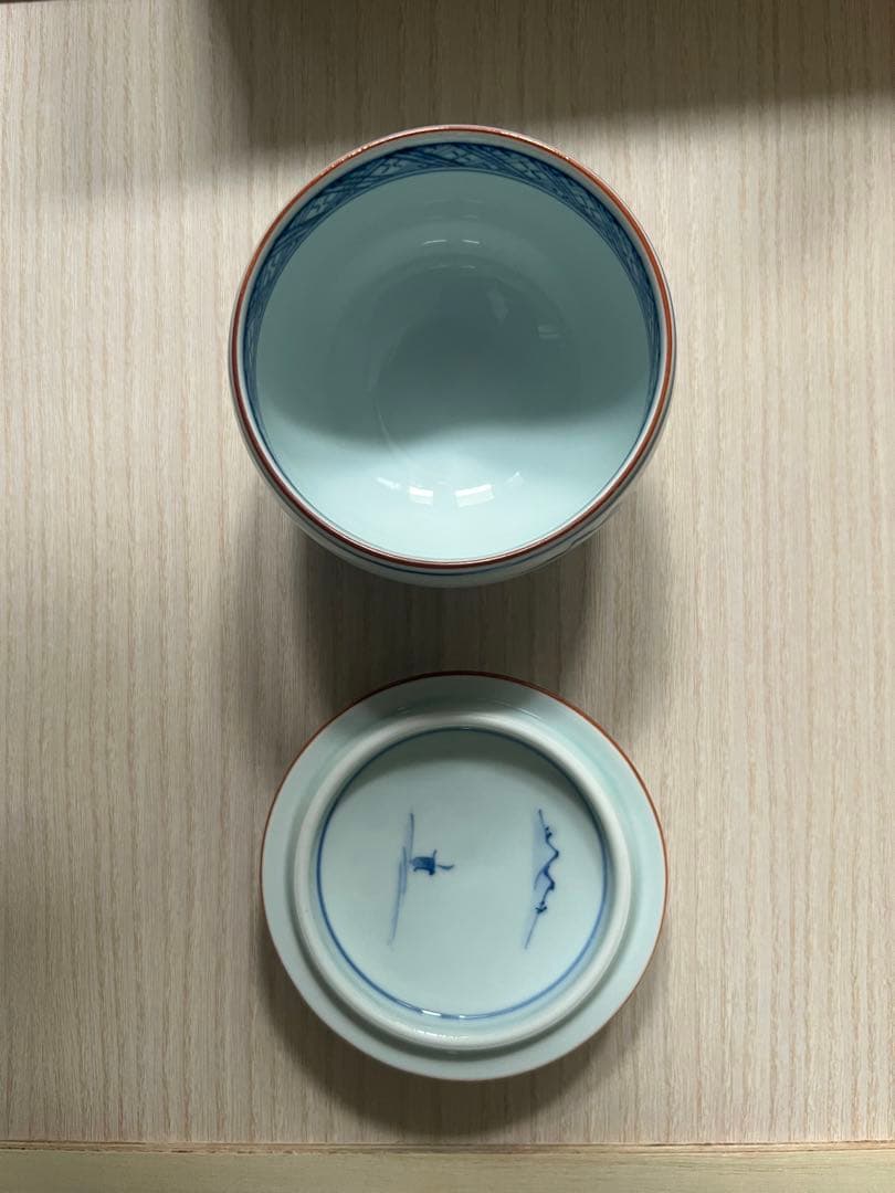 波佐見焼 洸琳山水 蓋付茶器揃 土瓶 急須