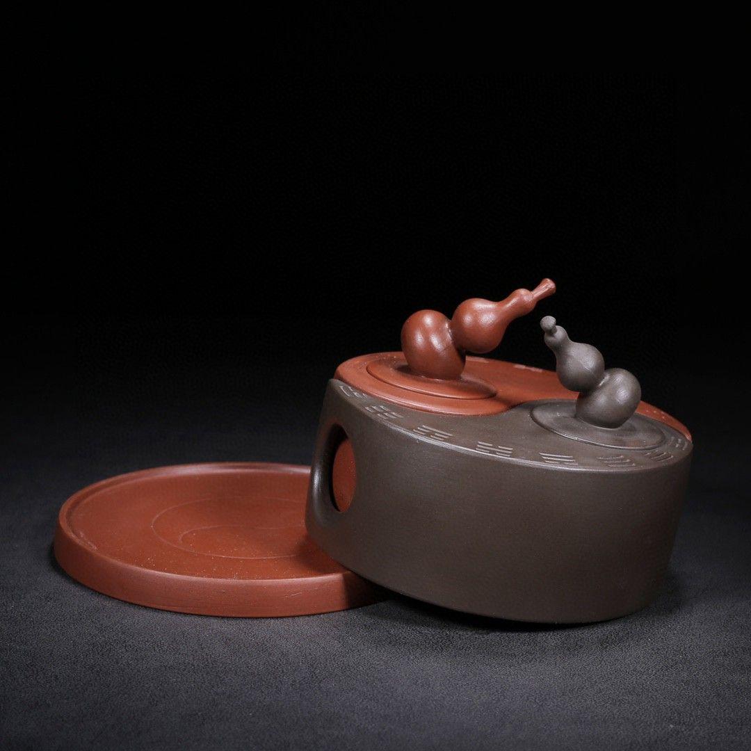 宜興紫砂壷 太極壺 茶道具 煎茶道具 工芸品 美術品 置物