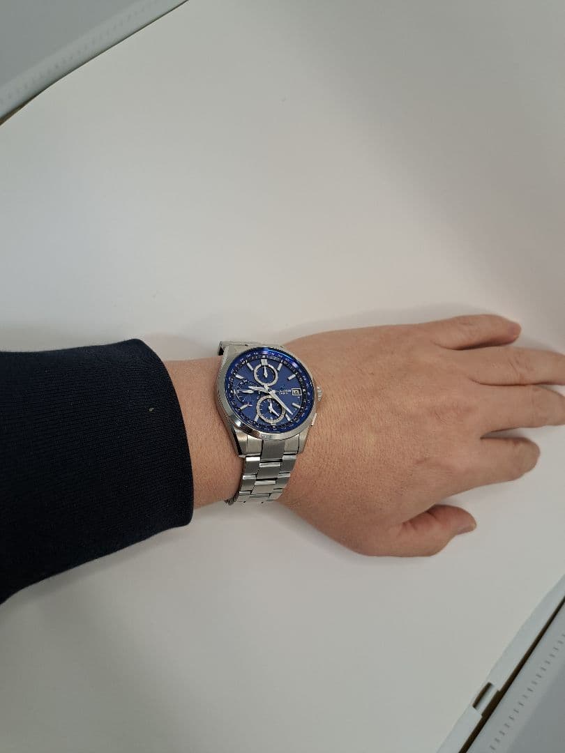 【オシアナス】カシオのクロノグラフ 腕時計 owc-t2600 1AJF