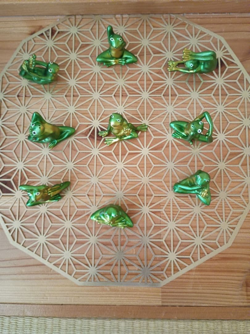 ヨガカエルフィギュア 9体セット