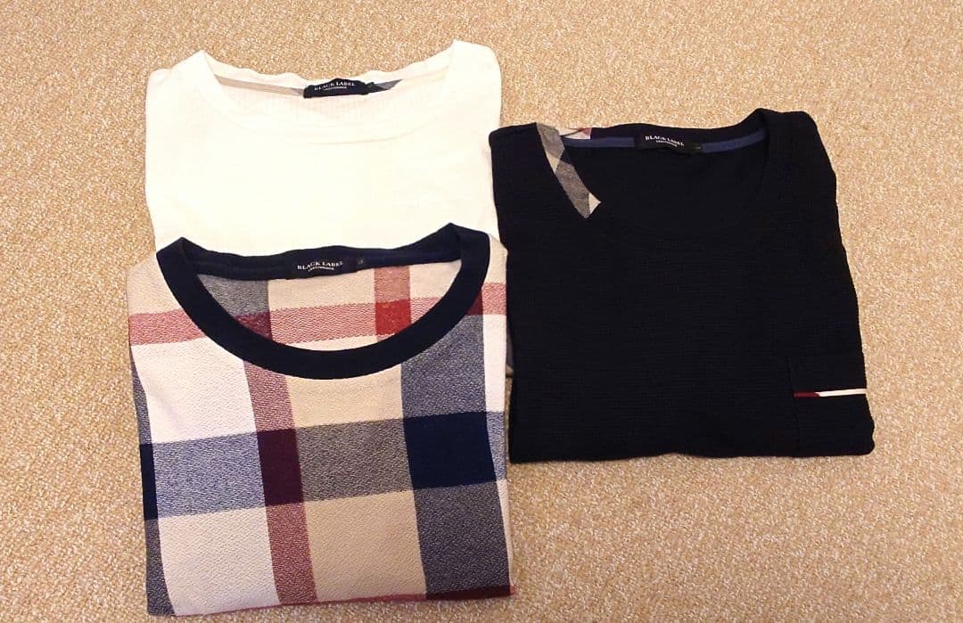 【新品・超美品♫】【半袖Ｔシャツ３枚セット♫】BLACKLABEL基本LLサイズ