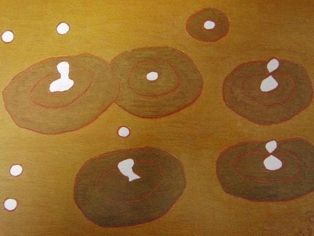 熊谷守一、【雨滴】、希少な額装用画集より、新品額装付、状態良好