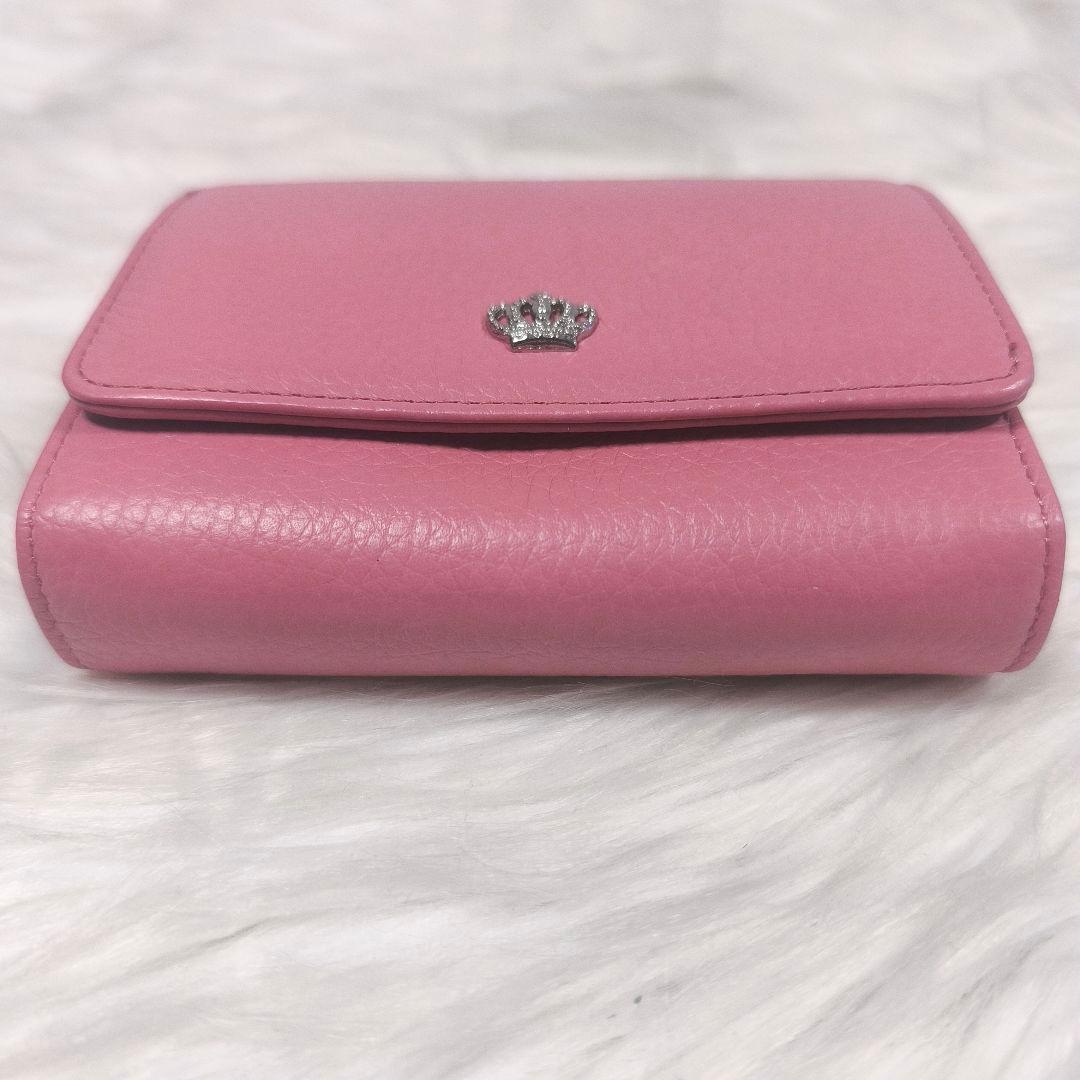 【lightone様】傳濱野　カードが最大40枚二つ折財布リトロ　コーラルピンク