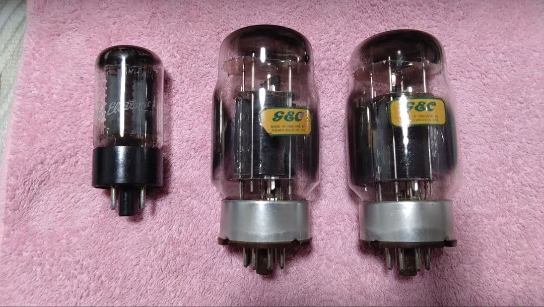 真空管式メインアンプ（キット自作品）　ジャンク出品