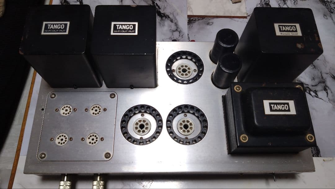 真空管式メインアンプ（キット自作品）　ジャンク出品