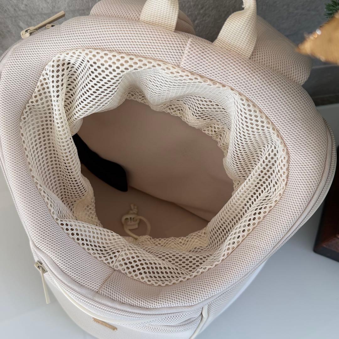 moncheri 犬用キャリーバッグ・メッシュホワイト