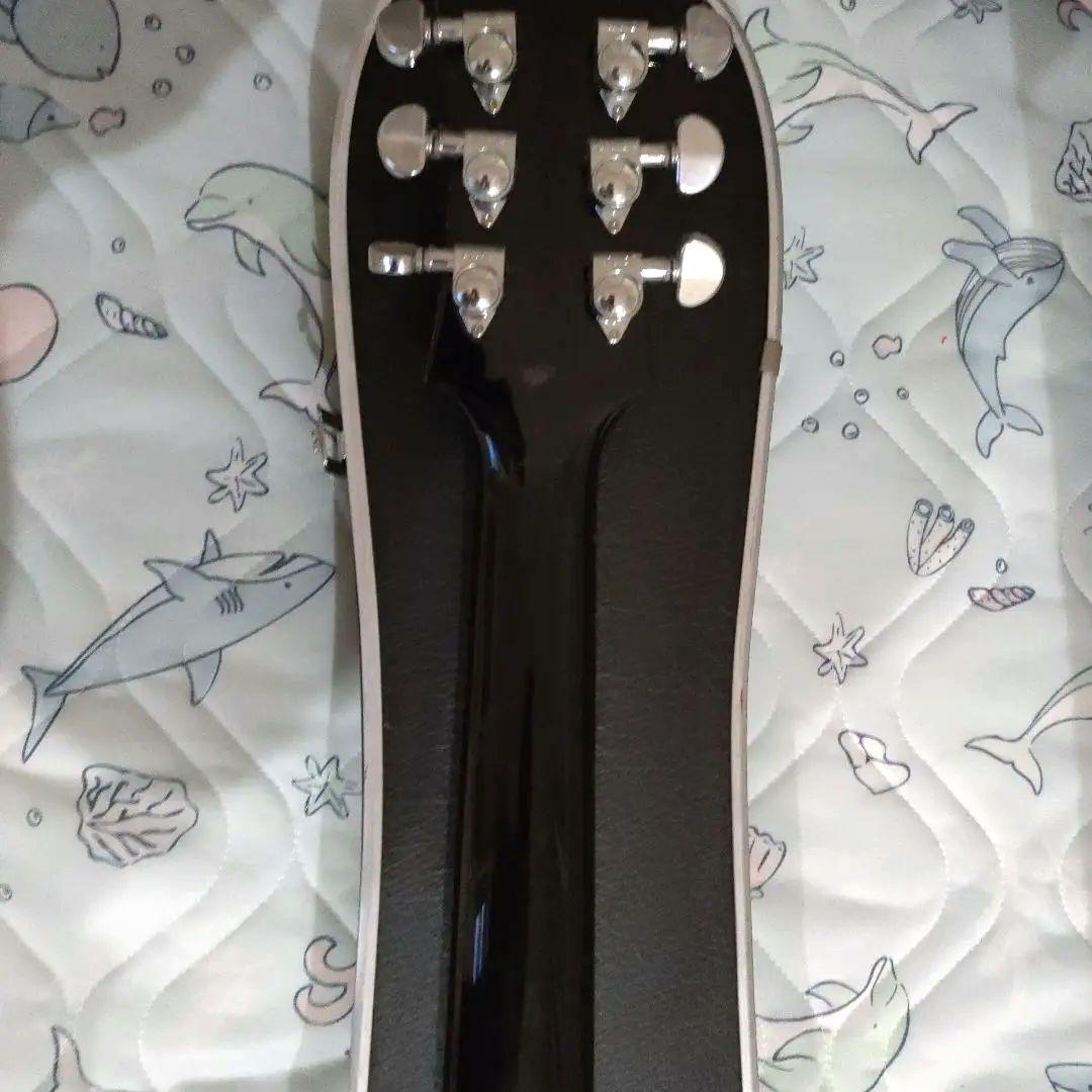 エピフォン レスポール スタジオ ブラック 黒 ケースとストラップとスペア弦付