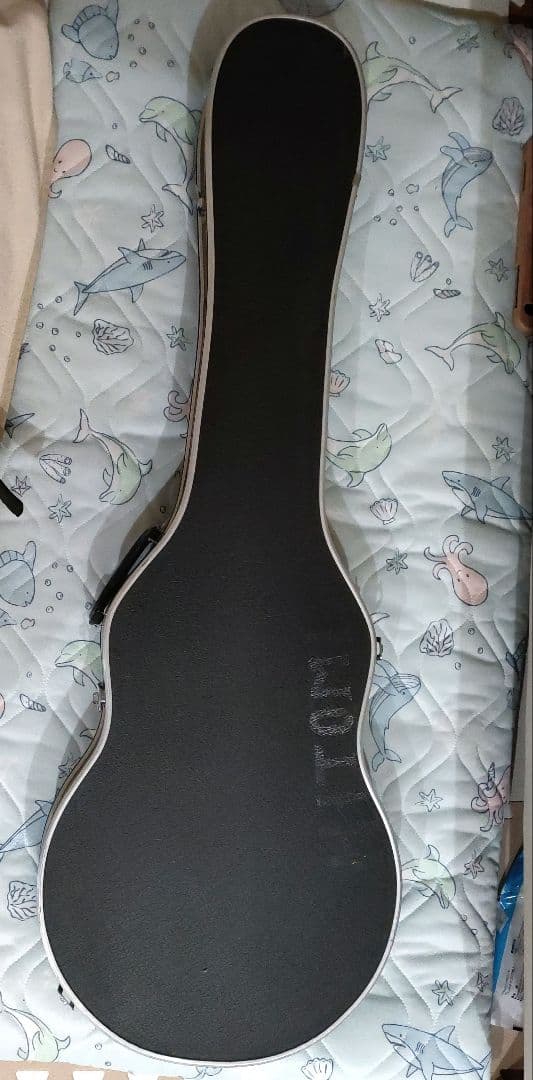 エピフォン レスポール スタジオ ブラック 黒 ケースとストラップとスペア弦付