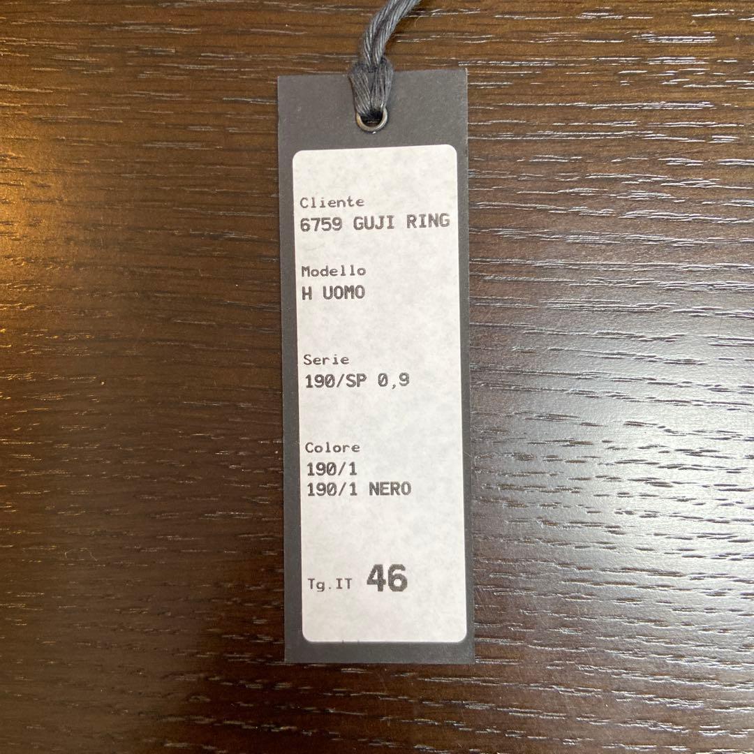 EMMETI エンメティ　アッカ　黒　46 シングルライダースジャケット