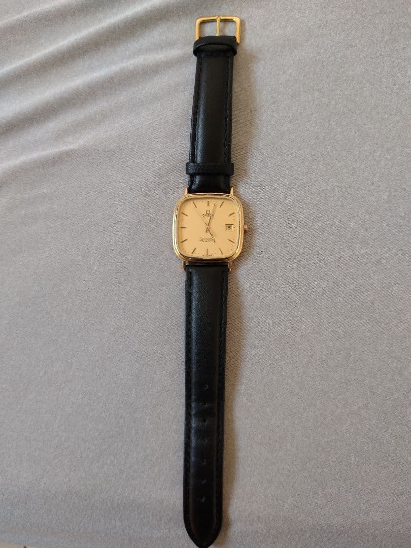 ぽ*け様 OMEGA Seamaster クォーツ　デイト 腕時計 ゴールド