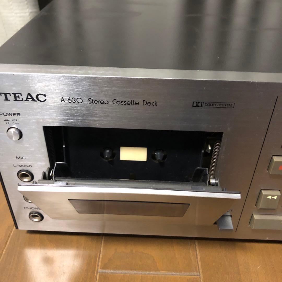 TEAC A-630 ステレオカセットデッキ テープレコーダー