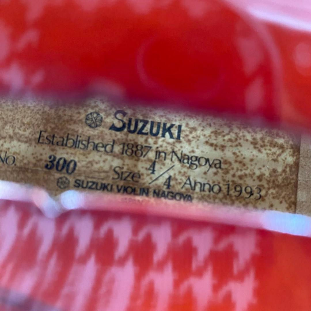 【弦新品】スズキ バイオリン No.300 4/4 1993年製 SUZUKI