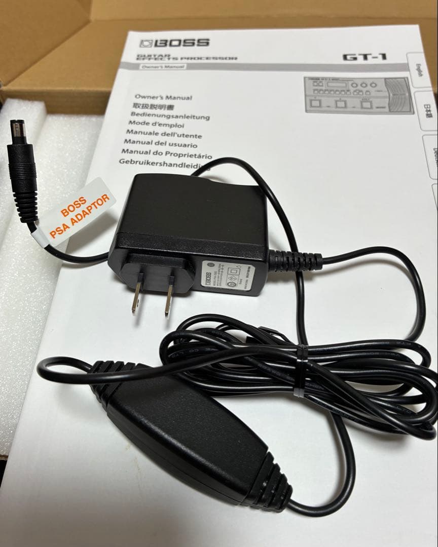 GT-1 GUITAR EFFECTS PROCESSOR 教科書&ケーブル付