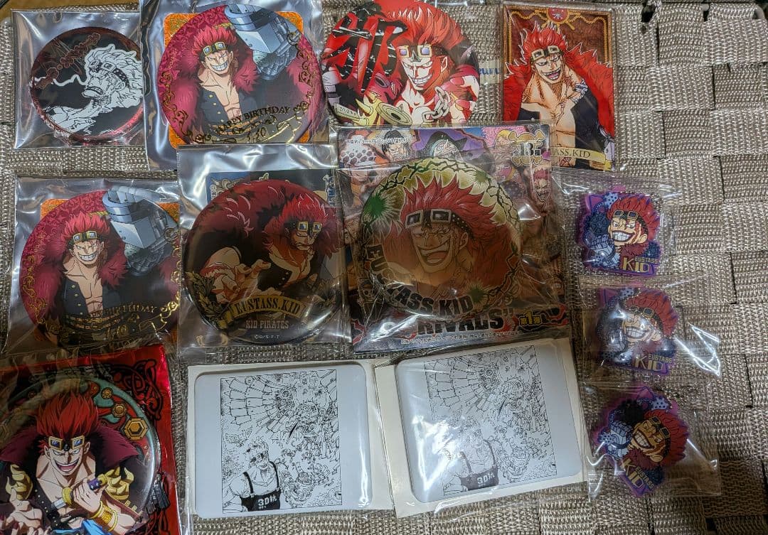 ワンピース ONEPIECE ユースタス・キッド 画像1-4纏め売り