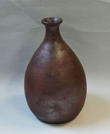 茶道具 丹波焼 らっきょ形 花入 市野克明（信水）新品