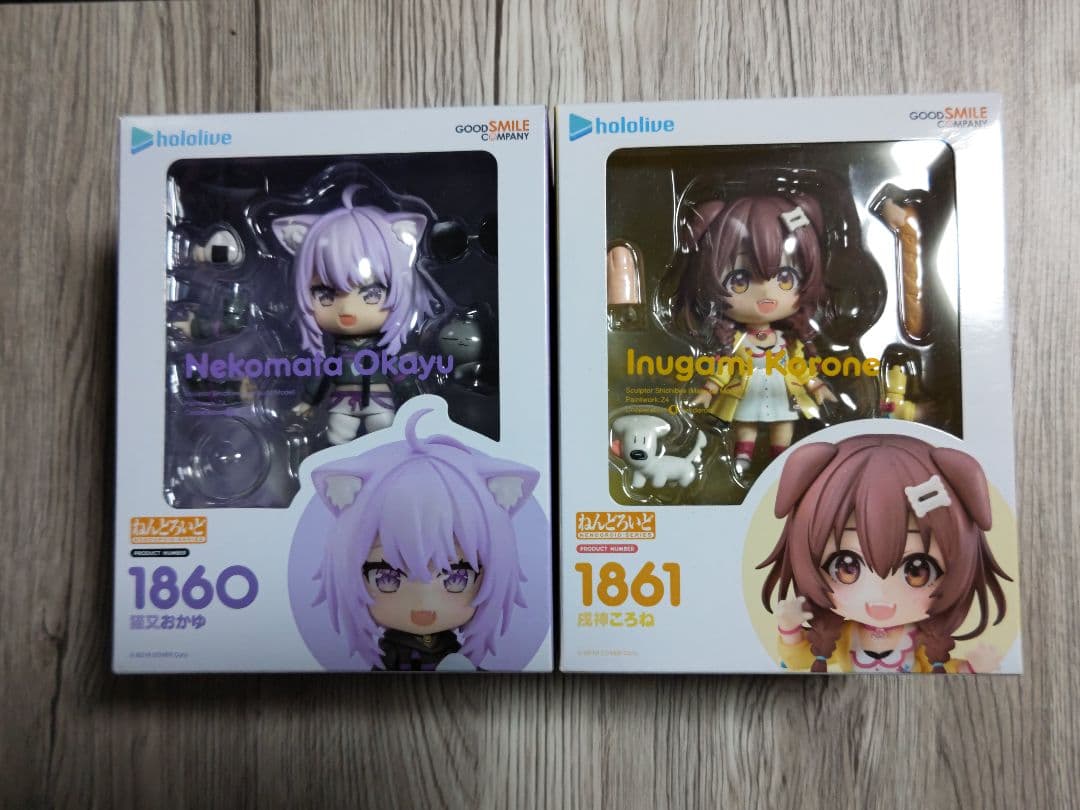 猫又おかゆ 戌神ころね ねんどろいど セット