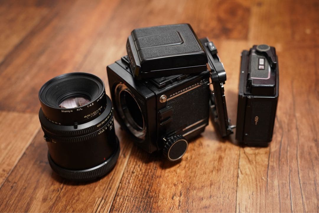 Mamiya RB67 中判カメラ 180mmレンズ付き