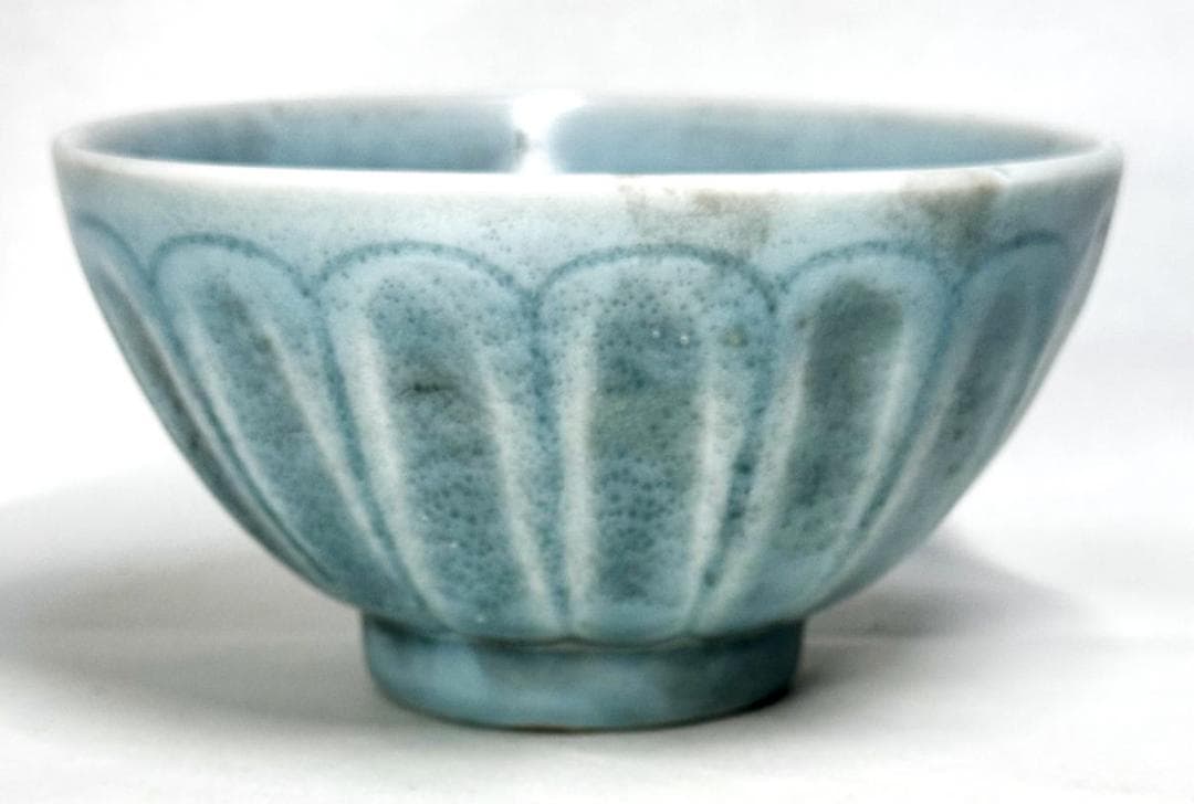 宋 青磁茶碗 時代品 伝世品焼物 歴史唐物 ウブ品 入手困難 骨董WWTT321