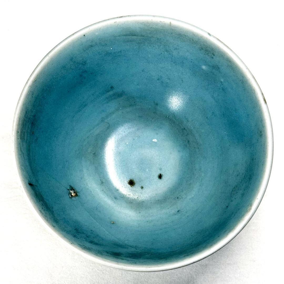 宋 青磁茶碗 時代品 伝世品焼物 歴史唐物 ウブ品 入手困難 骨董WWTT321