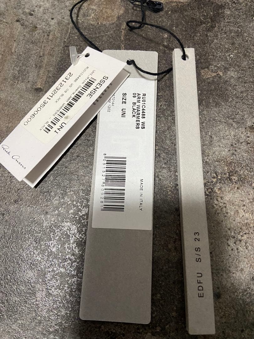 Rick Owens 23ss アームウォーマー　カシミヤ