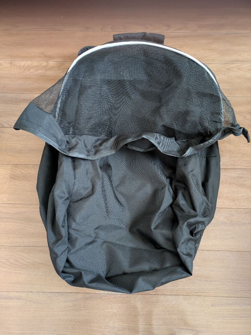 ペット カート キャリー 黒 小動物 ワンタッチ折 前輪360° 後輪ブレーキ付