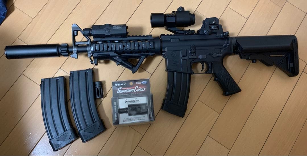 東京マルイ 次世代電動ガン M4 CQB-R ブラック サマコバ リポ化 変更済
