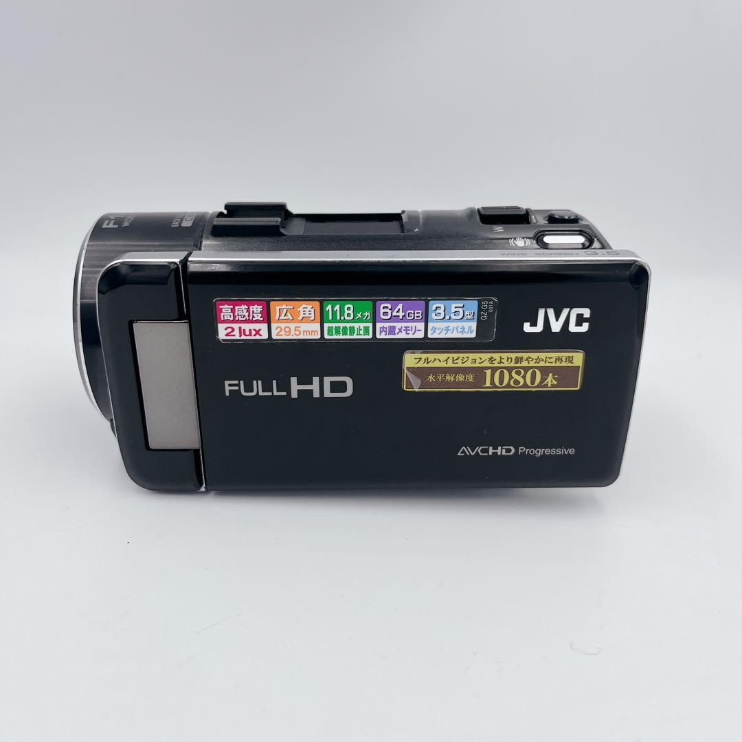 【美品】箱付きJVC Everio GZ-G5-B フルハイビジョン 64GB黒