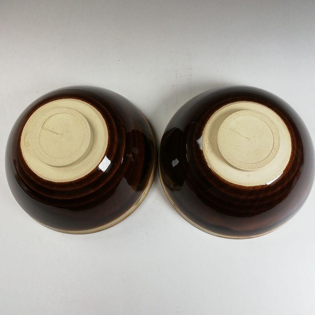 Ｗ１３５　数茶碗　五客『天目色絵つぼつぼ画』『清閑寺窯　杉田祥平 造』　共箱