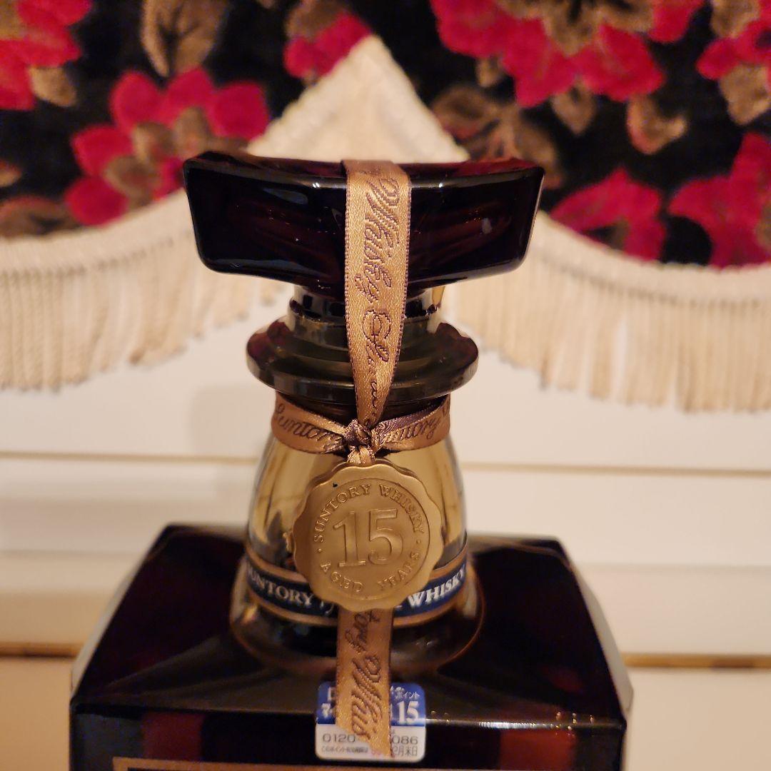 古酒 サントリーウイスキー  15年 グレンクアリングラス付き
