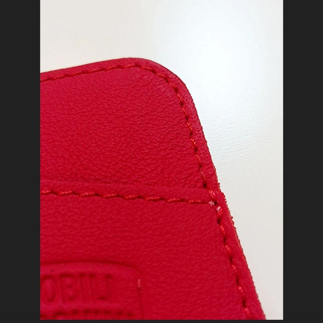 ランボルギーニ　カードホルダー　カードケース　レザー　レッド　赤　カード入れ