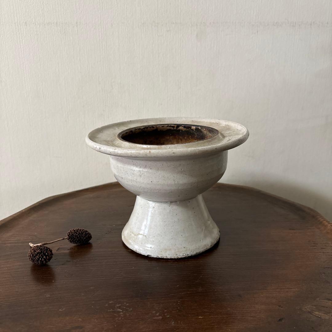 李朝　香炉　朝鮮王朝　骨董　アンティーク　古道具　古陶磁　秦秀雄　白洲正子