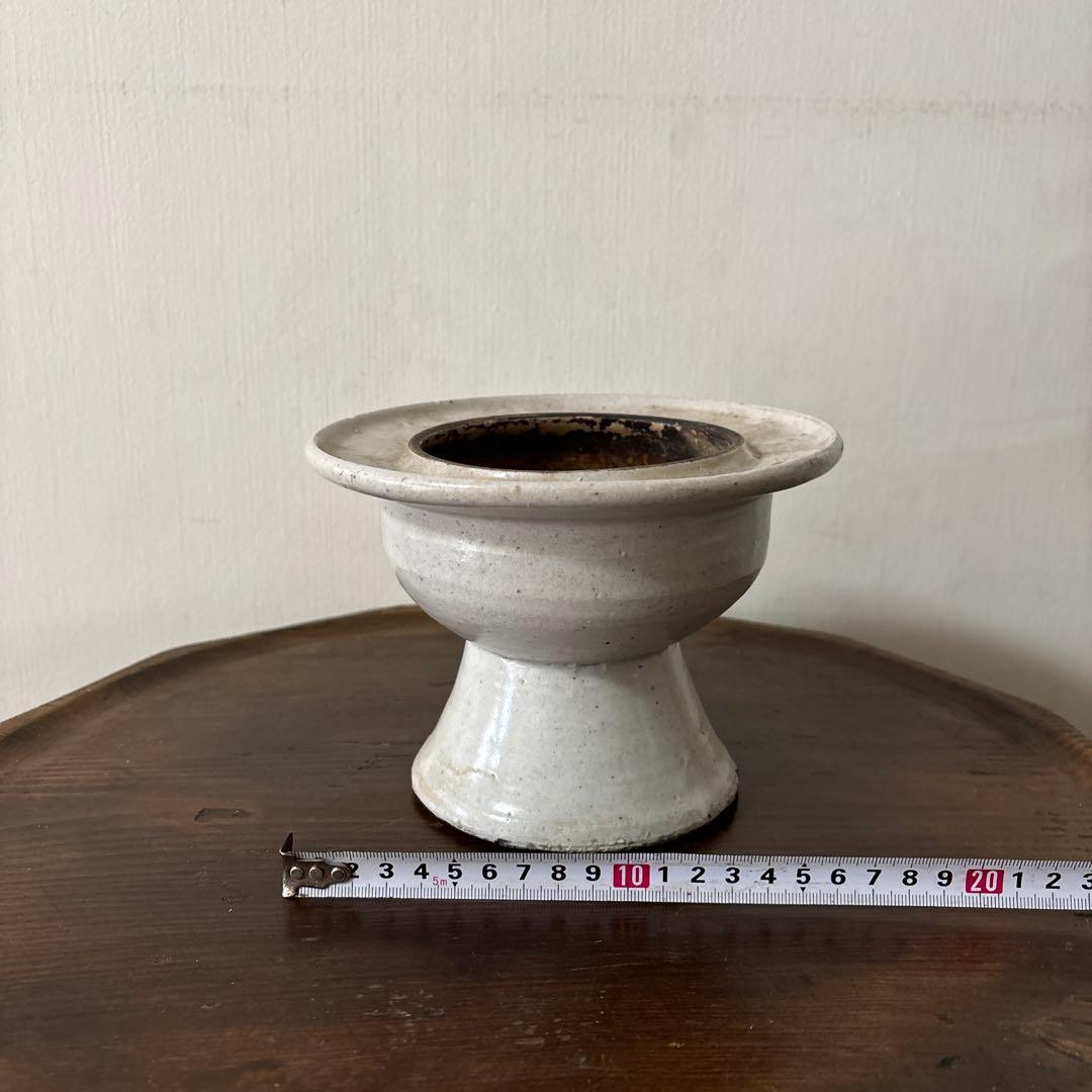 李朝　香炉　朝鮮王朝　骨董　アンティーク　古道具　古陶磁　秦秀雄　白洲正子