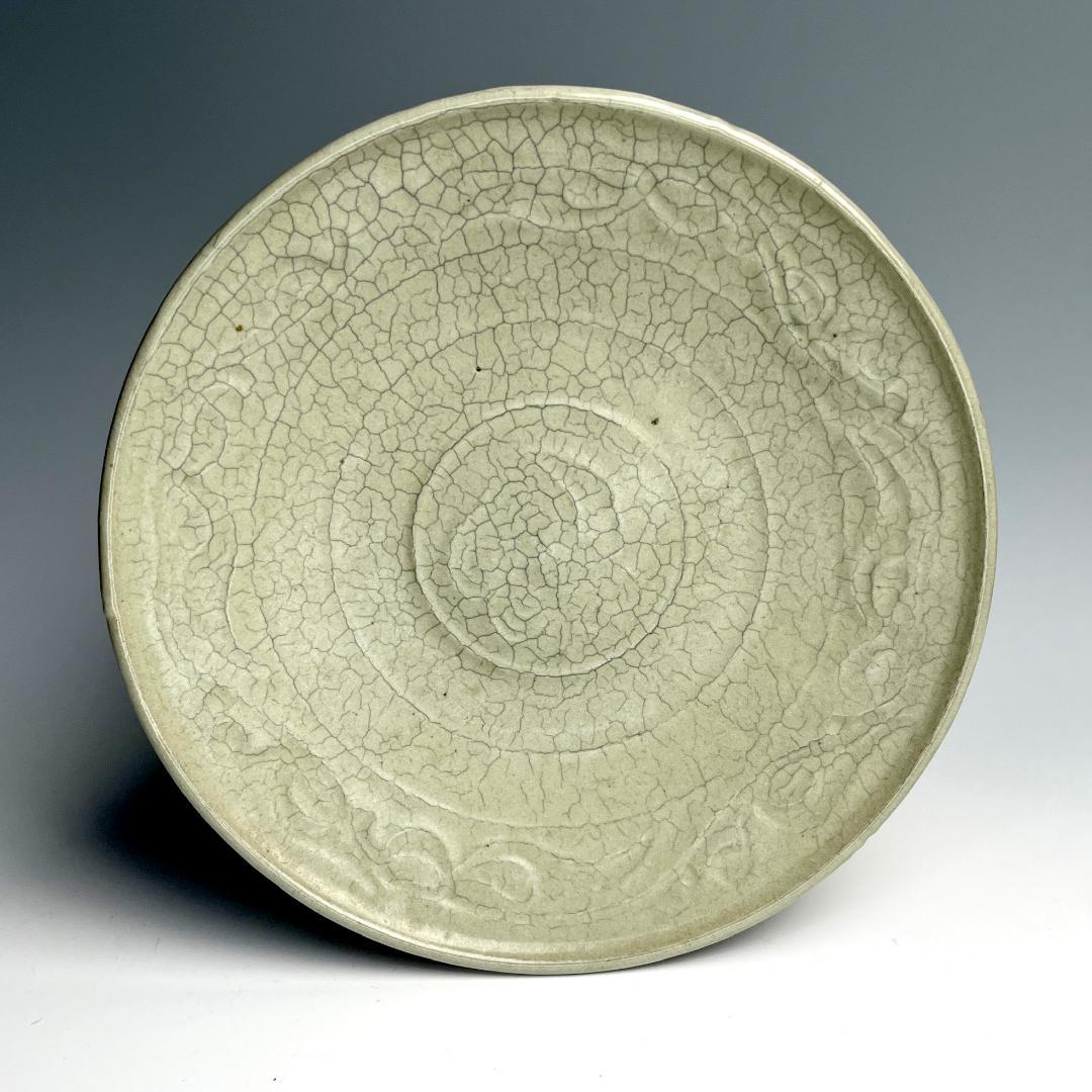 白磁盤 中国古玩 中国美術 唐物 擺件 372