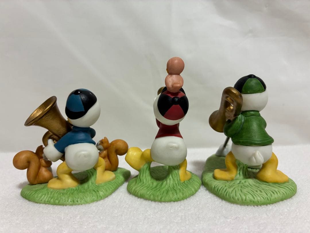 ディズニー　ミッキー　音楽隊　置物　陶器　三協商事