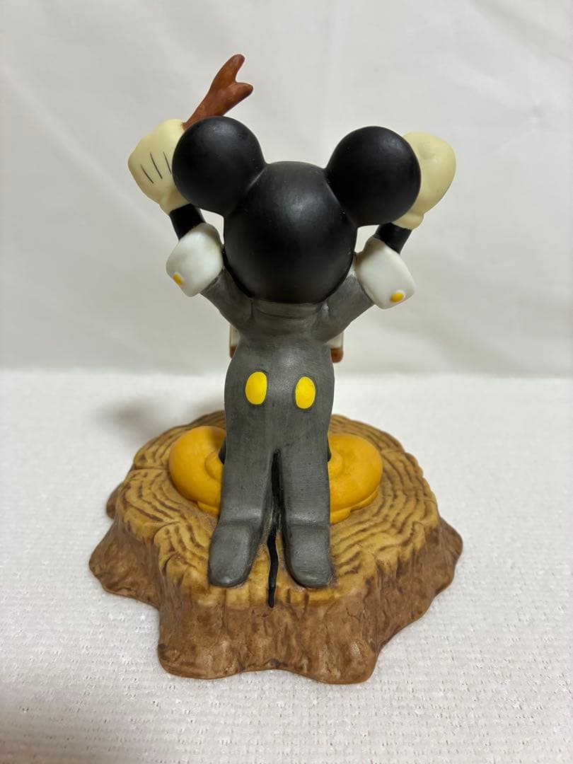 ディズニー　ミッキー　音楽隊　置物　陶器　三協商事