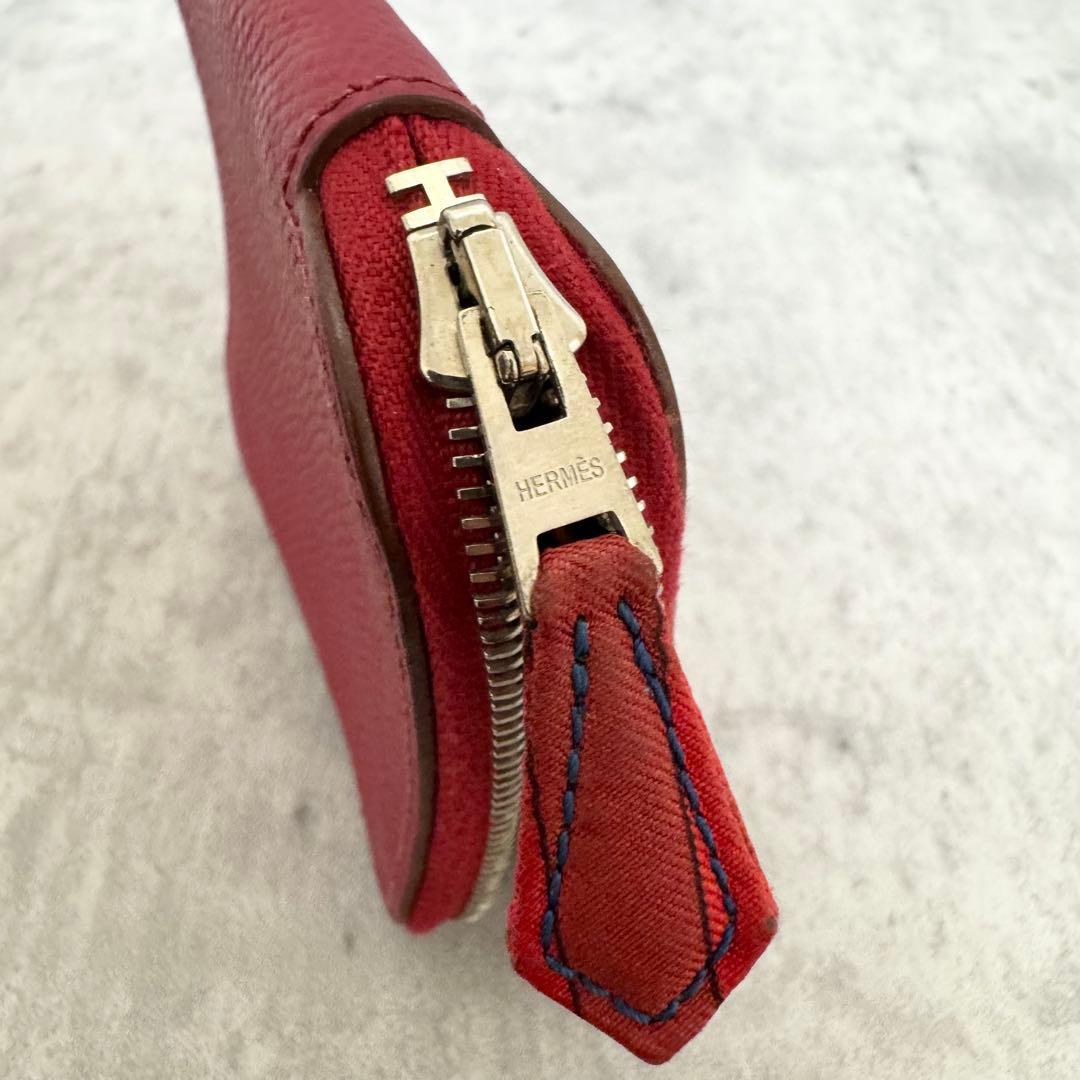 エルメス HERMES ケース アザップ コンパクト シルクイン ◻︎o刻印