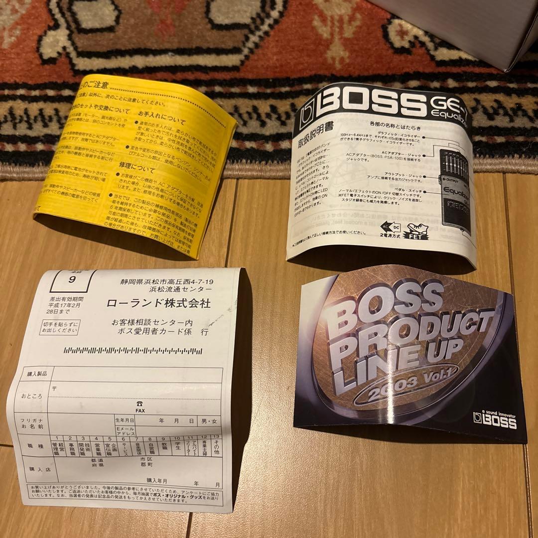 BOSS Equalizer GE-7 ギターエフェクター
