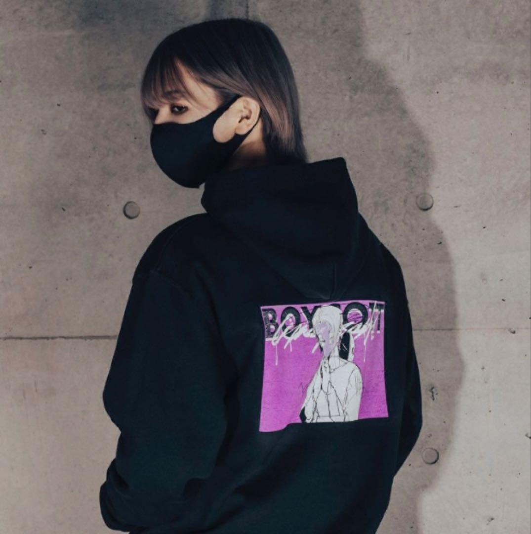 amazarashi パーカー　フーディー　ボイコット