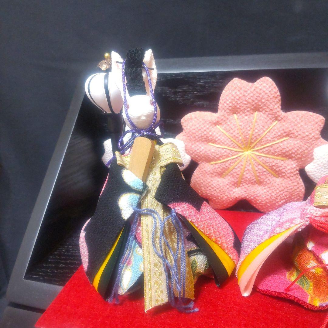 雛人形 ひな祭り 桃の節句 うさぎ ちりめん 新品未使用