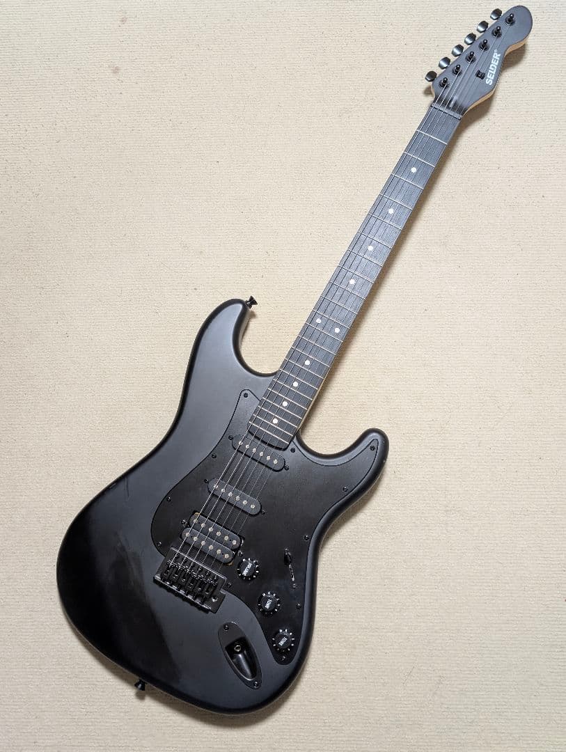 SELDER STC-04 エレキギター マットブラック