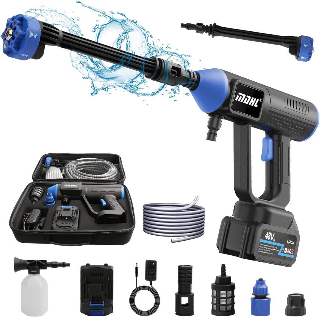 2023新たな高圧洗浄機 コードレス 水圧洗浄機