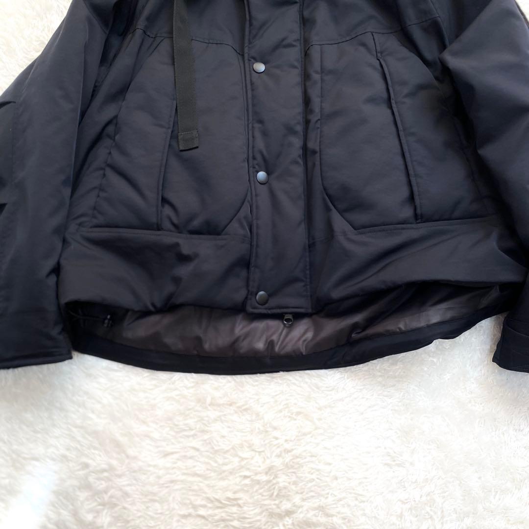 23AW AIVER イリディセントショートモンスターブルゾン　ブラック　M