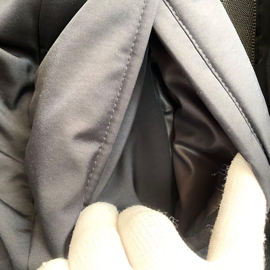 23AW AIVER イリディセントショートモンスターブルゾン　ブラック　M