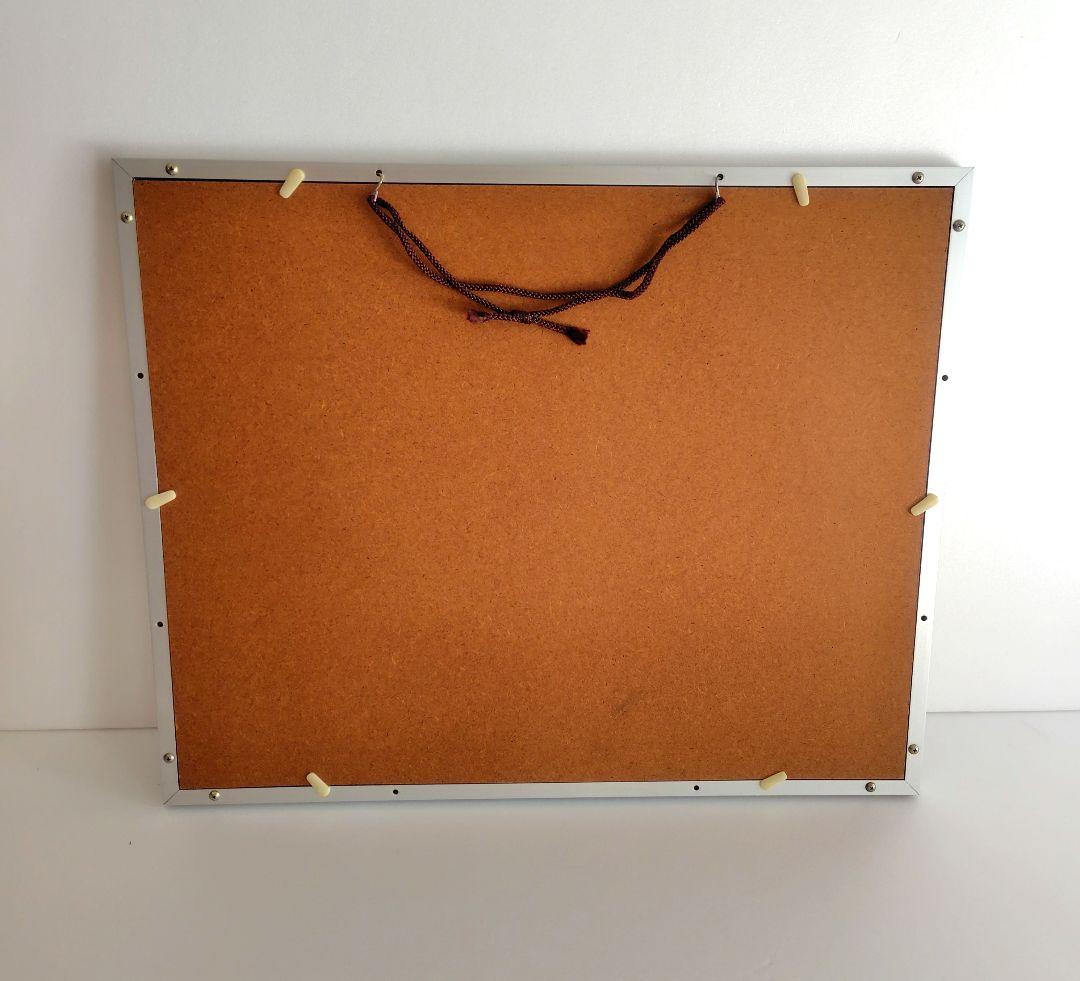 1968年 スズキ感謝制度記念額『四輪』プリント　横約48.5cm　鈴木自動車